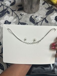 Silver Toned Studded Jewellery