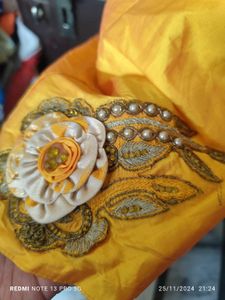 Yellow Embroidered Dress