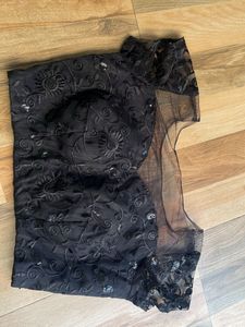 Net Embroidery Work Blouse