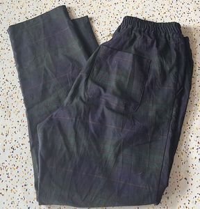Checked Pants