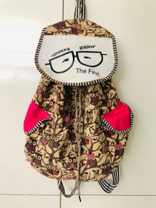 Kids Owl Print Backpack