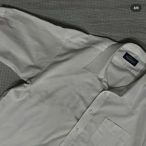 Vintage White Short Sleeve Button-Down