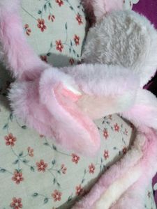 Bunny Ears Headband - Pink earmuffs
