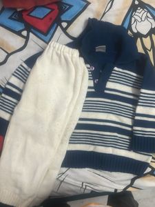 Vintage Knit Sweater & Pants Set
