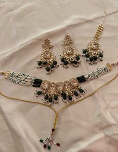 Green Necklace Set💚