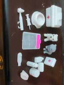 Complete Vet Set With Barbie And Two Pets