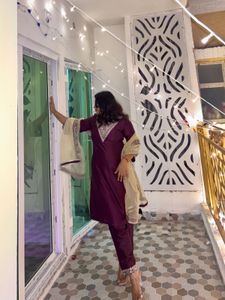 Elegant Maroon Kurta Set