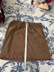 Suede Fabric Skirt