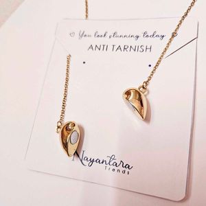 Magnetic Heart Gold Anti-Tarnish Necklace