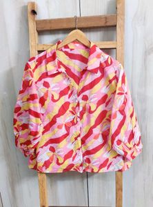 Multicolour printed cotton shirt size-46-48