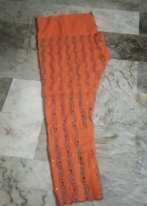 3 piece mirror embroidery unstitched cotton suit