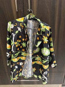 Floral Patterned Blazer