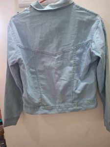 Pearl Embellished Denim Jacket