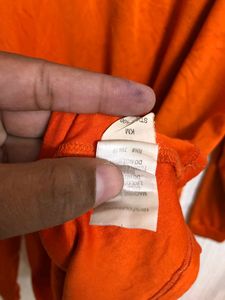 Orange Long Sleeve T Shirt