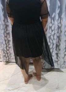 black net dress
