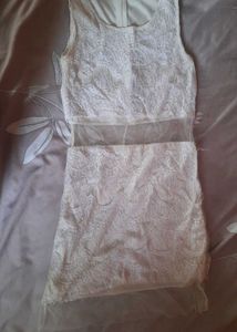 Lace Mini Dress - Elegant & Chic