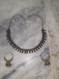 Necklace N Earings Set Antic