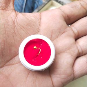 22c Pure Gold Ball Nose Pin