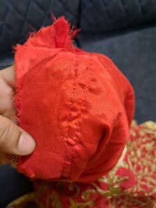 Red Embroidered Kurta Set 36 size