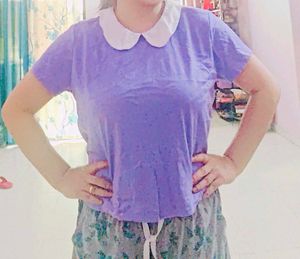 Dresberry Collar Top