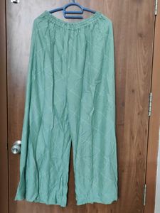 Unused Mint Green Wide Leg Pants