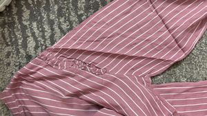 Striped Ruffle Blouse