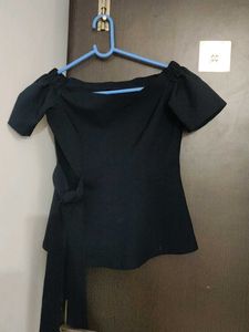 FABAlley Blue Off-Shoulder Top