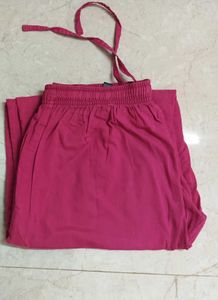 PINK COTTON PANTS