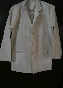 Unisex white  labcoat apron lab-coat for doctor an