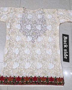 Kashmiri Embroidery Short Kurti