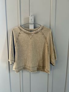 Olive Green Boxy T-Shirt