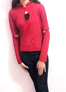Cut Sleeves Top