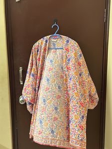Kimono Look Oversized Shrug