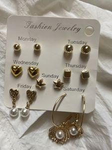 Brand New Golden Earrings Set