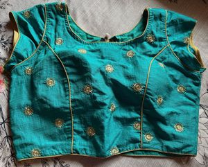 Sea Green Padded Blouse
