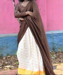 A half saree set
