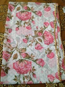 Anarkali Flower Print Suit
