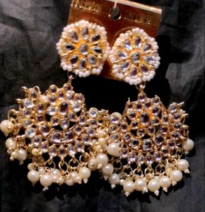 Statement Kundan Earrings