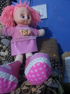 “Cute Doll Toy | Soft Body with Plastic Shoes | Go