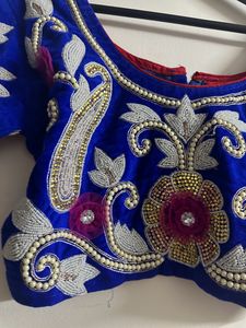 Pure Velvet With Moti Handwork