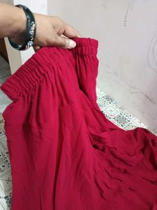 Rani Color Ka Party Wear Suit And Plazo Dupatta