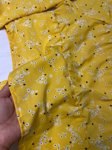 Floral Yellow Top