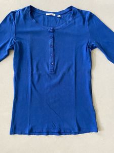 UNIQLO Blue Long Sleeve Top/ T-shirt