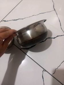 Stainless Steel small handi (Set of 2)