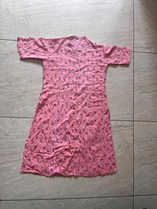 Printed Pink Kurti