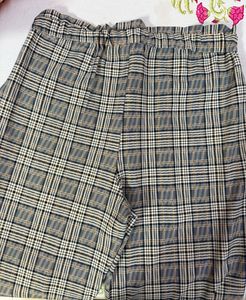 Trendy Plaid Trousers