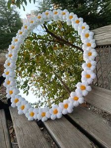 Handmade Crochet Puff Flowers