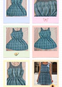 Cute Blue Mini Dress