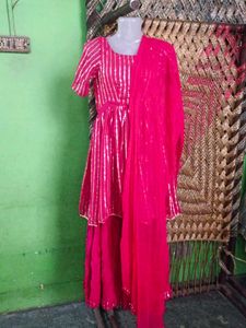 Frock and garara dress with duptta