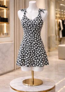 Floral Print Mini Dress